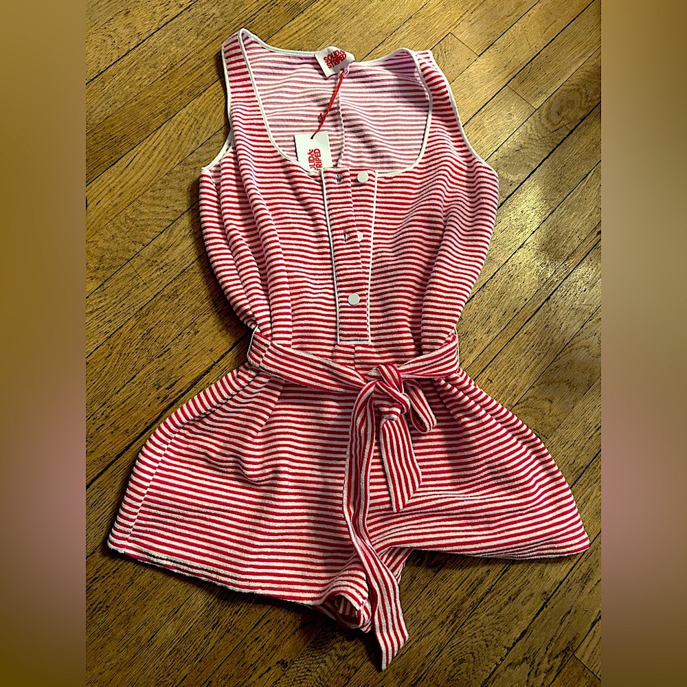 Solid & Striped Poppy Romper